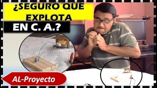 CONECTAR un CONDENSADOR electrolítico en CORRIENTE ALTERNA | ¿Es posible ¿Explota