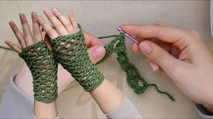 HOW TO MAKE FISHNET FINGERLESS GLOVES
