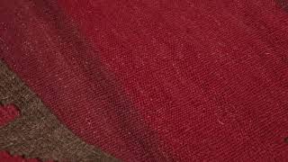 Vintage Bidjar Persian Kilim, Rich Red Open Field And Brown Border - Rug & Kilim - 35560