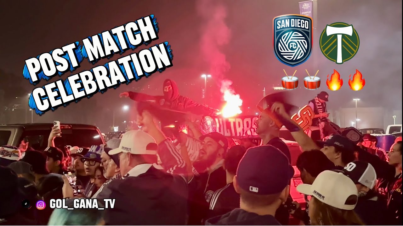 SDFC vs Portland - Post Match Celebration