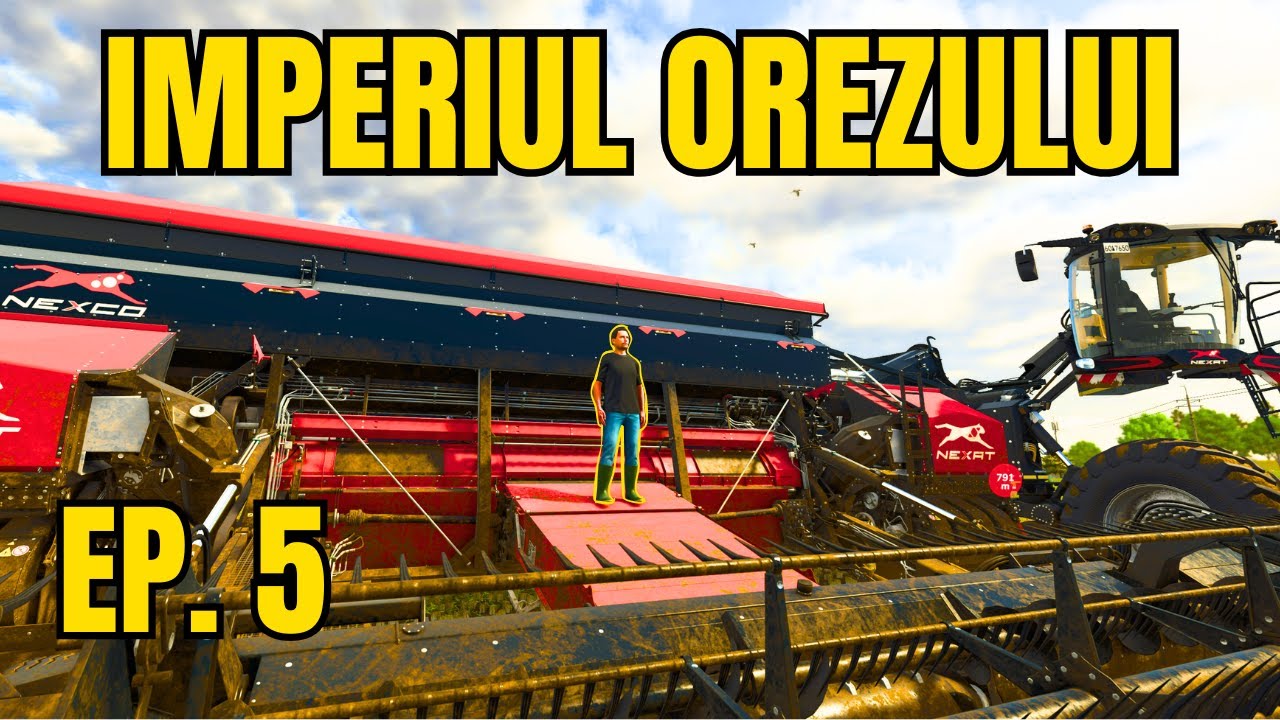 FS25 - NEXAT LA TREABĂ: RECOLTEZ 14 HECTARE DE OREZ!!! | HUTAN PANTAI EP. 5