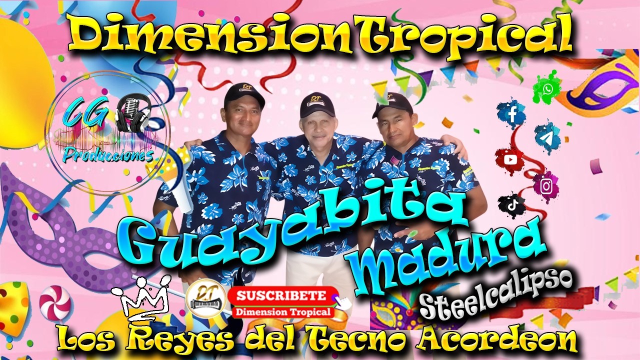 Cover Tema Guayabita Madura SteelCalipso Dimension Tropical