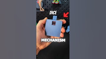 3D printed Portable Dice Mechanism Square edition #3dprinting