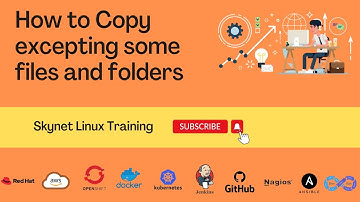 How to Copy excepting some files and folders || #linuxcommands #linux #rhcsa #rhce #cloud