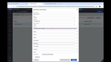 Create Dropdown with Static/Dynamic/Cascaded Data Load. Implement OOTB & Manual Address Form.