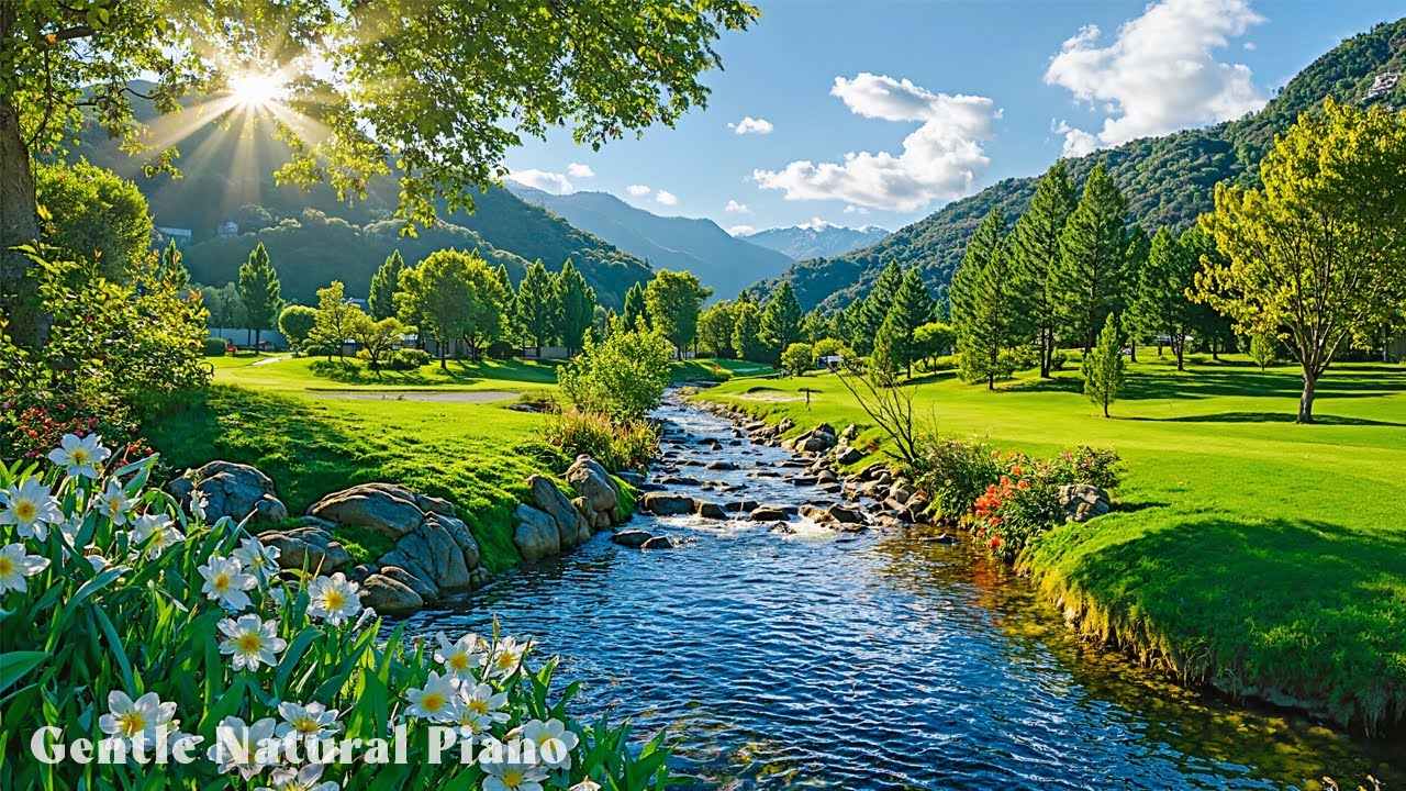 Relaxing Piano Music with Nature Sounds 🌿 Stress Relief, Deep Sleep