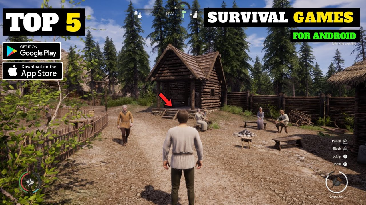 Top 5 Best SURVIVAL Games for Android 2024 | High Graphics (Offline ...