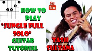 How to play Jungle Guitar - Tash Sultana FULL SOLO!!  Como tocar Jungle Guitarra chords