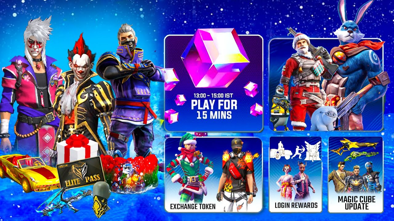 Winterland Event Free Fire 2022 | Winterland Event Free Rewards | Christmas Event Free Fire 2022