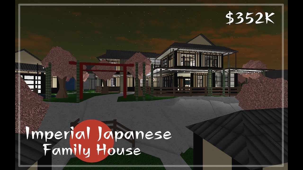 Roblox Bloxburg Japanese Imperial Family House Tour Youtube - roblox islands japanese house