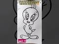 How to draw tweety cartoon 🎨sand art#shortsfeed #youtubeshorts #trending#art#drawing #cartoon