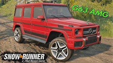 SNOWRUNNER NEW MOD MERCEDES G63 AMG MOD REVIEW PC