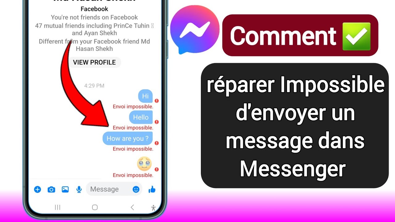 Comment réparer Impossible d