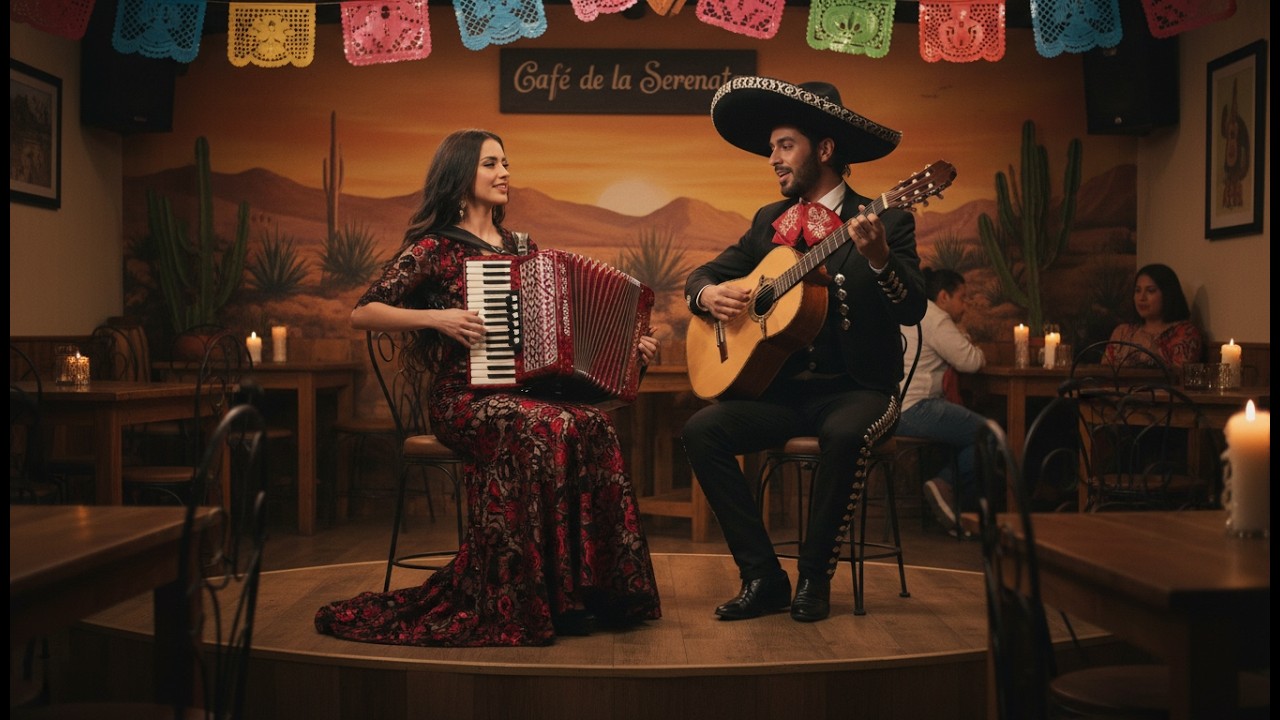 Clásico Mariachi de México: Cuerdas y Fuelle para un Descanso Natural | Guitarra y Acordeón