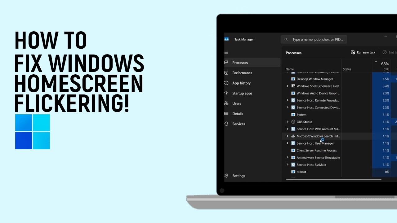 How to Fix Windows HomeScreen Flickering on Windows 11 [easy] - YouTube