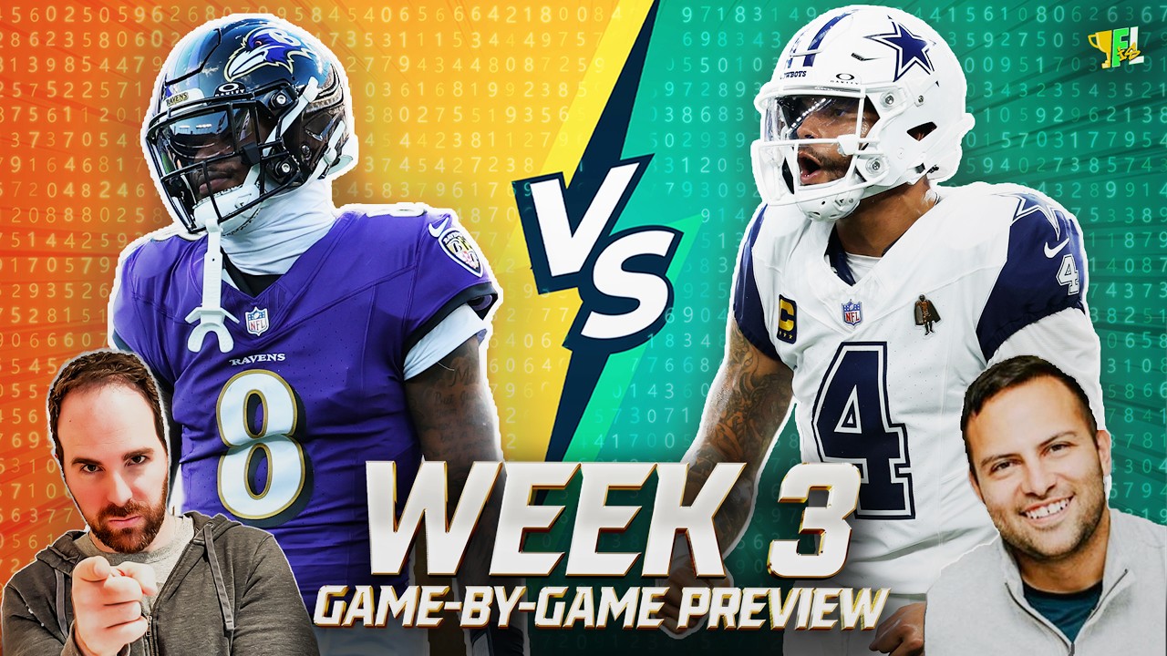 We Broke Down All 16 Week 3 Games So You Can Set Your Lineup