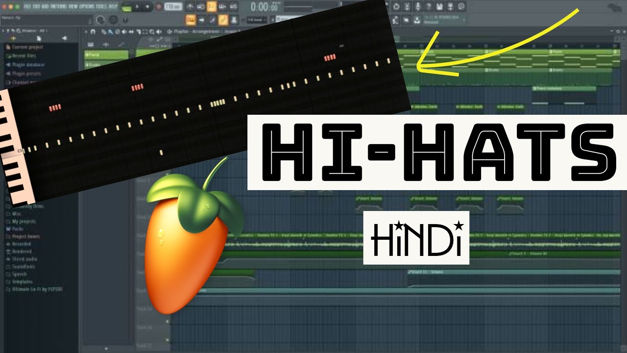 [HINDI] I Made Basic HiHats for Hip Hop Beats How to make hihats