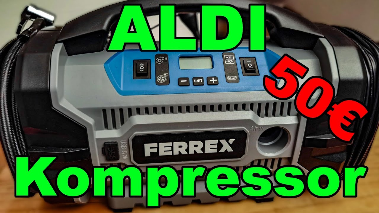 ALDI - TEST - Ferrex Kompressor FLP-20 für 50€ 