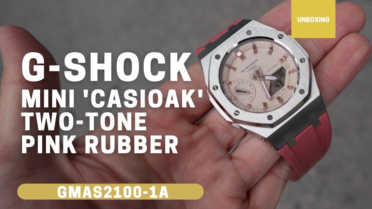 Mini CasiOak GMAS2100 Two-Tone Steel Case Kit GMAS2100-1A