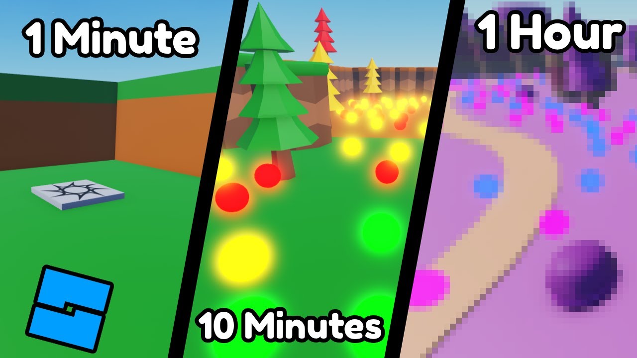 I Made a Simulator Game in 1 MINUTE vs 10 MINUTES vs 1 HOUR (Roblox ...