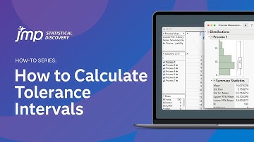 How to Calculate Tolerance Intervals in JMP