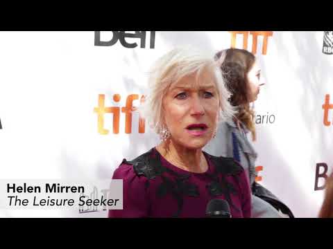 Helen Mirren and Donald Sutherland at the TIFF premiere of 'The Leisure Seeker'