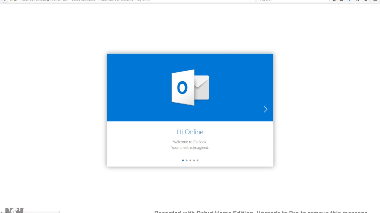 how create outlook email account