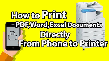 ✓How to Print (PDF,Word,Excel) Documents Directly from Android Mobile Phone to Canon Printer