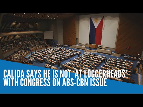 Calida says he is not ‘at loggerheads’ with Congress on ABS-CBN issue