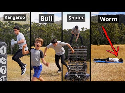 How Different Animals Exercise. (Part 1-3 Funny Compilation)