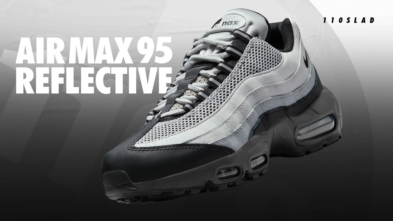 beven plakboek Overstijgen Nike Air Max 95 Black & Grey Reflective Safari DV5581-001 (Detailed Look) -  YouTube