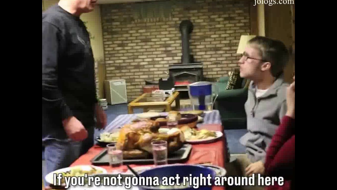 Angry Kid Ruins Thanksgiving - YouTube