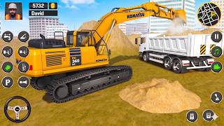 City Road Construction Simulator 3D - Mega Excavator Truck Action 🚧🔥 (Android Gameplay) screenshot 3