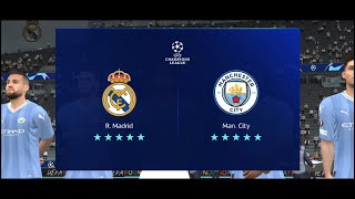 FC Mobile 24 |Real Madrid–Manchester City FINAL UEFA CHAMPIONS LEAGUE|Solo Gameplay ★Clase Mundial★
