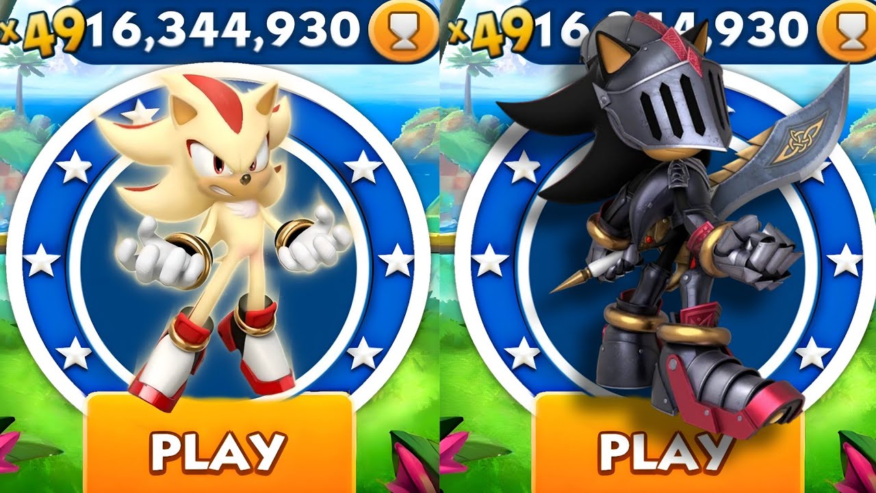 Sonic Dash - Super Shadow VS Sir Shadow _ Sonic vs All Bosses Zazz ...