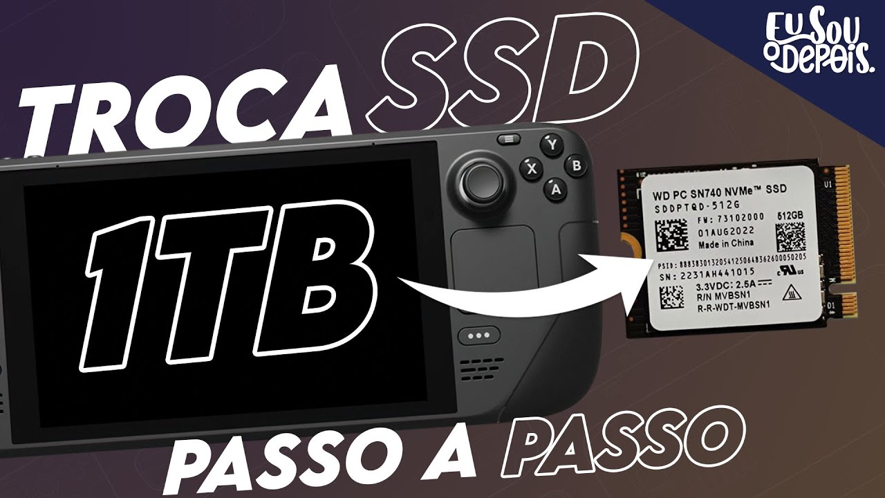 Steam Deck permitirá trocar o seu SSD interno, mas é complicado