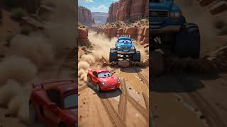 🏎️ Sports Car Chased by Monster 👹 | Exciting Cartoon Adventure #shorts #kidsanimation #kidsvideo