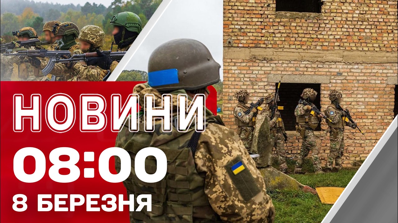 Новини 8:00 8 БЕРЕЗНЯ. ПАЛИВНА ЛИХОМАНКА! Удари по ОАЕ! Атака на КРАСНОДАРСЬКИЙ КРАЙ