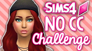 The Sims 4 Create A Sim: No CC Challenge!