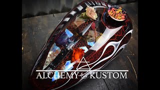 'Chase The Dragon' Resin Casted Motorcycle Tank Fab Process  Alchemy Kustom