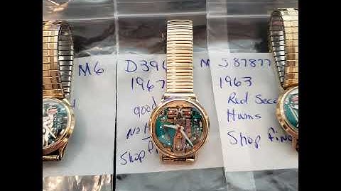 3 Accutron Spaceview Watches beautiful but need repair