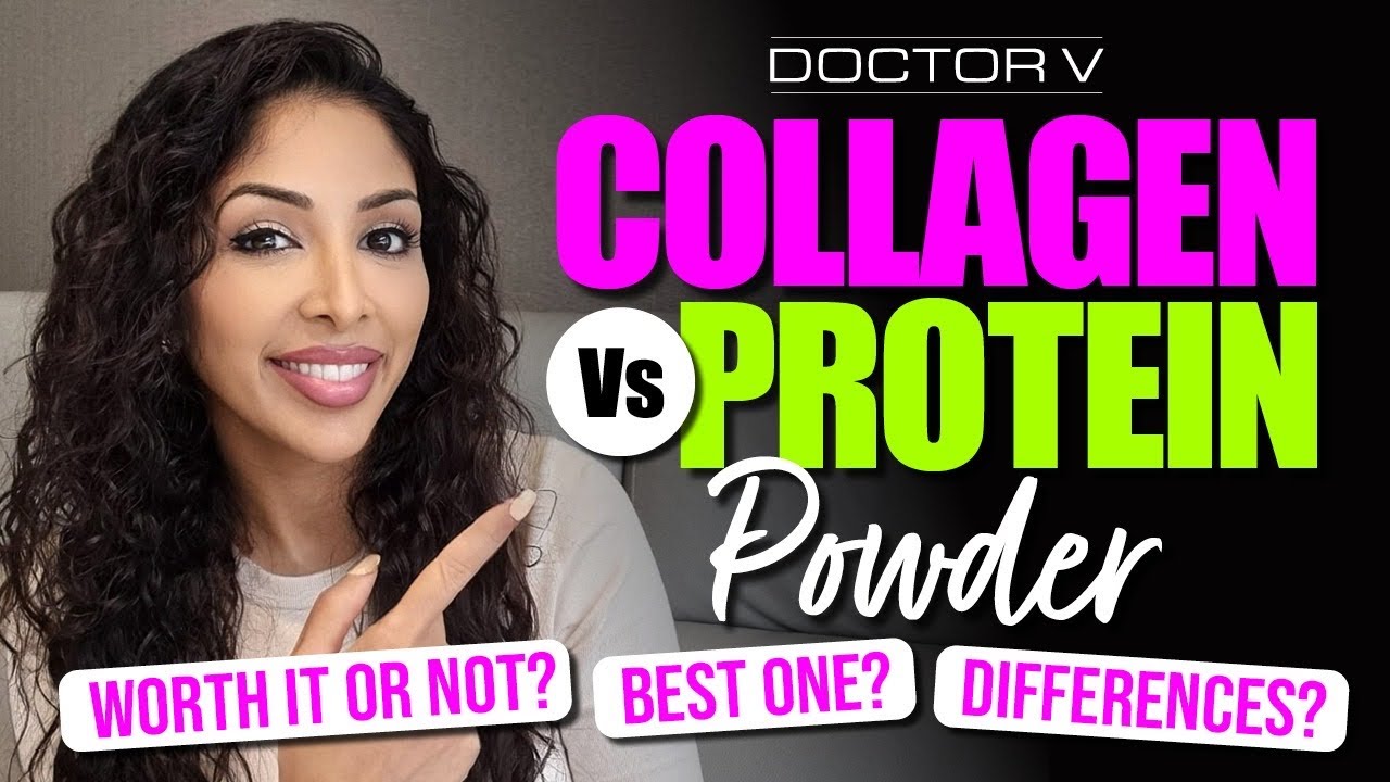 Doctor V Collagen Vs Protein Powder Skin Of Colour Brown Or Black