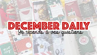 🎄DECEMBER DAILY: je réponds à VOS QUESTIONS  ! Organisation, matériel, photos/Album de décembre 🎁