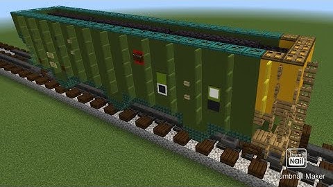Minecraft Chicago Northwestern Hopper Car Tutorial