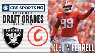 Edge rusher clelin derrell is their guy and nobody saw that coming.
pete prisco says "if you get good ferrell, are getting an 'a' player.
if g...