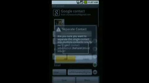 Google Nexus One: Contacts App Tutorial