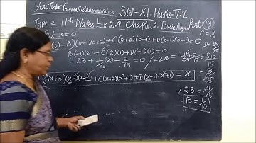 11th Maths [Part-13] Ex-2.9 Partial fraction sum 3,4 E.M-T.M 2.Basic Algebra Gomathi dharmarajan
