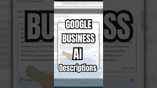 Google My Business AI: Auto-Write Your Description (Tutorial)