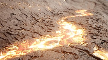 Cooled & Flowing Lava Materials
