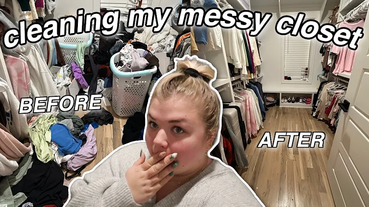 cleaning out my EXTREMELY messy closet *vlogmas day 22*